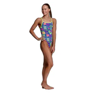 1-piece swimsuit for girls Funkita Single Strap image-2