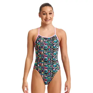 1-piece swimsuit for girls Funkita Single Strap image-2