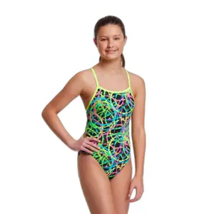 1-piece swimsuit for girls Funkita Single strap image-3