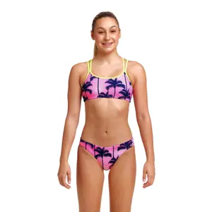 2-piece swimsuit for girls Funkita Criss Cross image-1