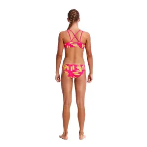 2-piece swimsuit for girls Funkita Criss Cross image-3