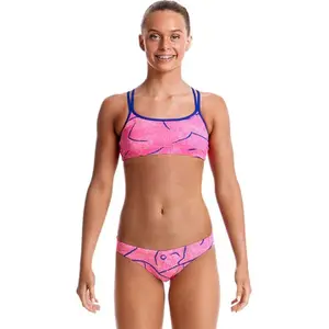2-piece swimsuit for girls Funkita Criss Cross image-0