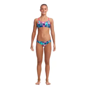 2-piece swimsuit for girls Funkita Criss Cross image-0