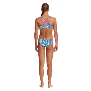 2-piece swimsuit for girls Funkita Criss Cross image-1