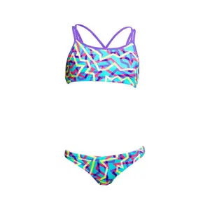 2-piece swimsuit for girls Funkita Criss Cross image-3