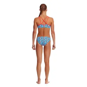 2-piece swimsuit for girls Funkita Criss Cross image-1