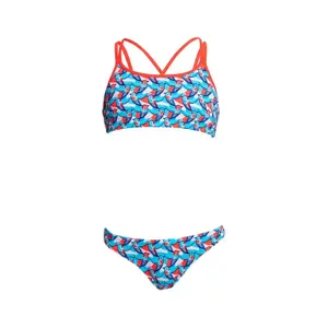 2-piece swimsuit for girls Funkita Criss Cross image-3