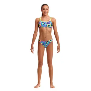 2-piece swimsuit for girls Funkita Criss Cross image-0