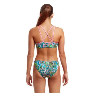 2-piece swimsuit for girls Funkita Criss Cross image-1
