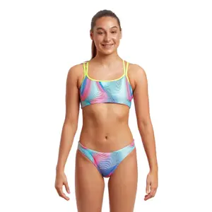 2-piece swimsuit for girls Funkita Criss Cross image-0