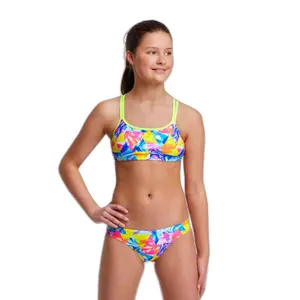 2-piece swimsuit for girls Funkita Criss Cross image-2