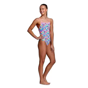 1-piece swimsuit for girls Funkita Strapped image-0