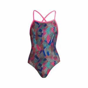 1-piece swimsuit for girls Funkita Strapped image-3
