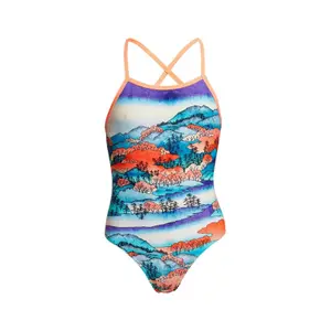1-piece swimsuit for girls Funkita Strapped In image-3