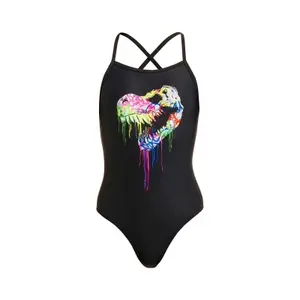 1-piece swimsuit for girls Funkita Strapped In image-3