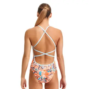 1-piece swimsuit for girls Funkita Strapped In image-1
