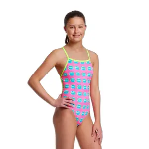 1-piece swimsuit for girls Funkita Strapped image-3