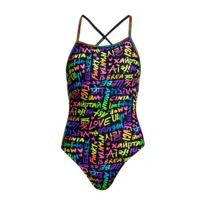 1-piece swimsuit for girls Funkita Strapped In image-0