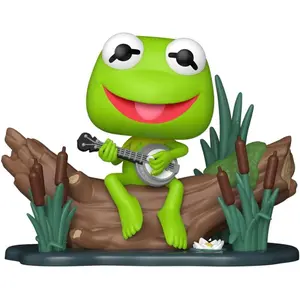 Beeldje Funko Deluxe The Muppets Kermit With Banjo image-0