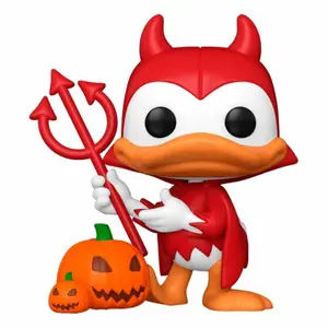 Figurine Funko Disney Mickey And Friends Devil Donald With Pumpkin image-0