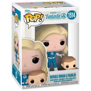 Figurita Funko Marvel The Fantastic 4 Invisible Woman & Franklin image-1