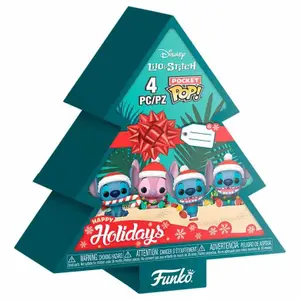 Φιγούρα Funko Disney Stitch Tree Holiday (x4) image-0