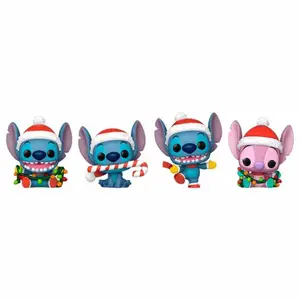 Φιγούρα Funko Disney Stitch Tree Holiday (x4) image-1