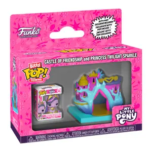 Beeldje Funko Bitty Pop Town My Little Pony Castle Of Friendship And Princess Twilight Sparkle image-0