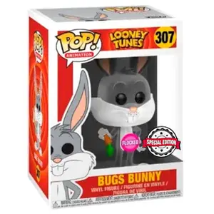 Figurine Funko POP Looney Tunes Bugs Bunny Flocked Exclusive image-2