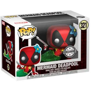 Φιγούρα Funko POP & T-shirt Marvel Deadpool Mermaid Exclusive image-3