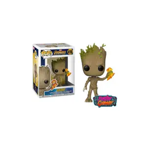Figurine Funko POP Marvel Infinity War Groot Stormbreaker image-0