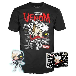 Figurine Funko POP & T-shirt Marvel Anti-Venom image-0