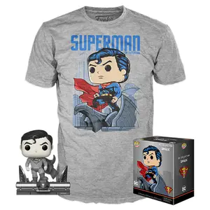 Figurine Funko POP & T-shirt DC Comics Jim Lee Superman Exclusive image-0