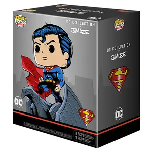Figurine Funko POP & T-shirt DC Comics Jim Lee Superman Exclusive image-2
