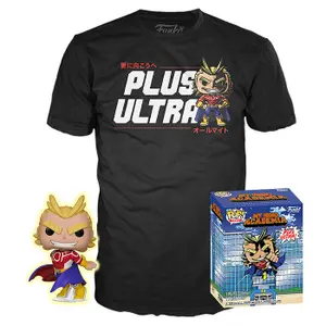 Figurine Funko POP & T-shirt My Hero Academia All Might Exclusive image-1