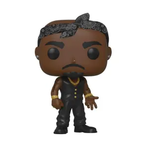 Figurine Funko Pop Tupac Vest with Bandana image-0