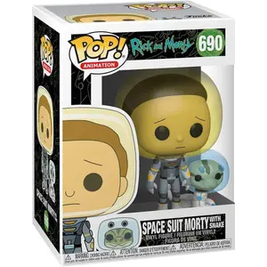 Figurine Funko POP Rick & Morty Space Suit Morty with Snake image-1