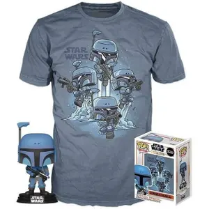 Φιγούρα Funko POP & T-shirt Star Wars Mandalorian L image-0