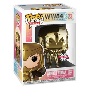 Figurine Funko Pop DC Comics Wonder Woman 1984 Gold Power Exclusive image-1