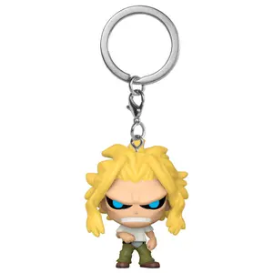 Porta-chaves Funko Pocket Pop My Hero Academia All Might Weakened State image-0