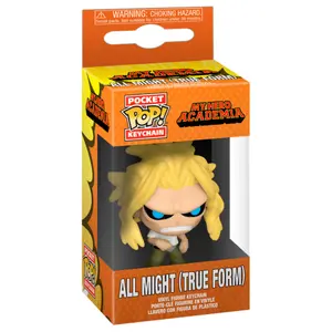 Porta-chaves Funko Pocket Pop My Hero Academia All Might Weakened State image-1