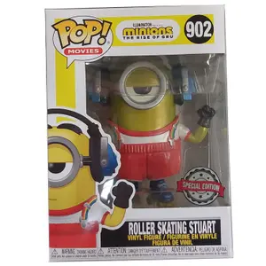 Figurita Funko POP & T-shirt Minions Roller Skating Stuart Metallic Exclusive image-2