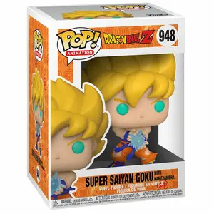 Figurita Funko Pop Dragon Ball Z Super Saiyan Goku with Kamehameha Wave image-2