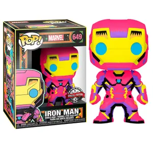 Φιγούρα Funko POP Marvel Iron Man Black Light Exclusive image-1