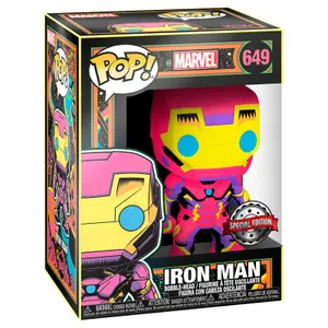 Φιγούρα Funko POP Marvel Iron Man Black Light Exclusive image-2