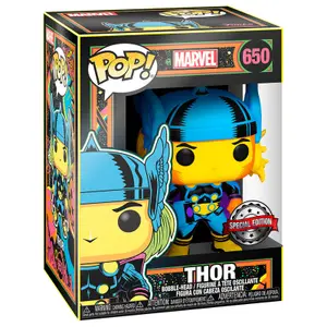 Figurine Funko POP Marvel Thor Black Light Exclusive image-1