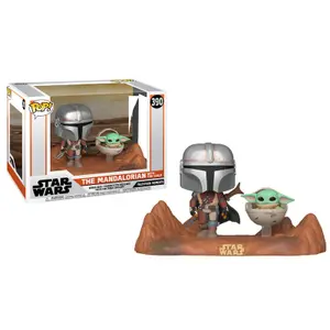 Figurine Funko Pop Star Wars Mandalorian - The Child and Mandalorian image-1