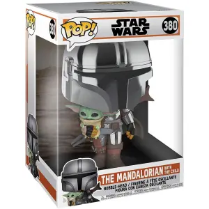 Figurine Funko Pop Star Wars Mandalorian with Yoda Child image-1
