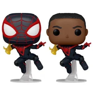 Figurine Funko POP Spiderman Miles Morales Classic Suit 5 + 1 Chase image-0