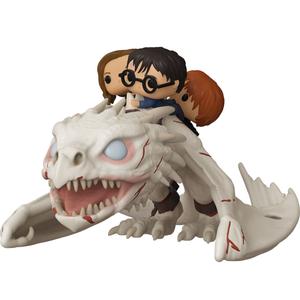 889698508155-figurine-funko-pop-harry-potter-gringotts-dragon-with-harry-ron-and-hermione-grey-one-size